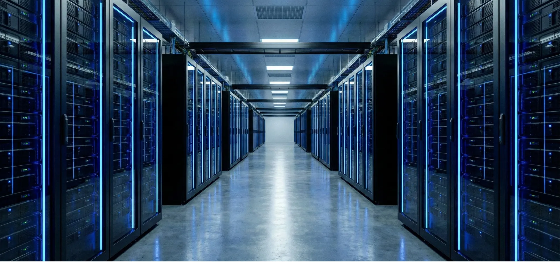 Cloud servers illustration