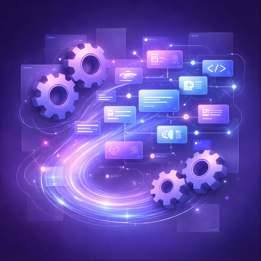 Software architecture and code illustration